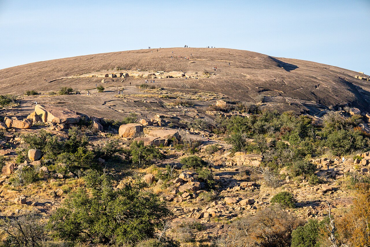 Visitors to Enchanted Rock 1