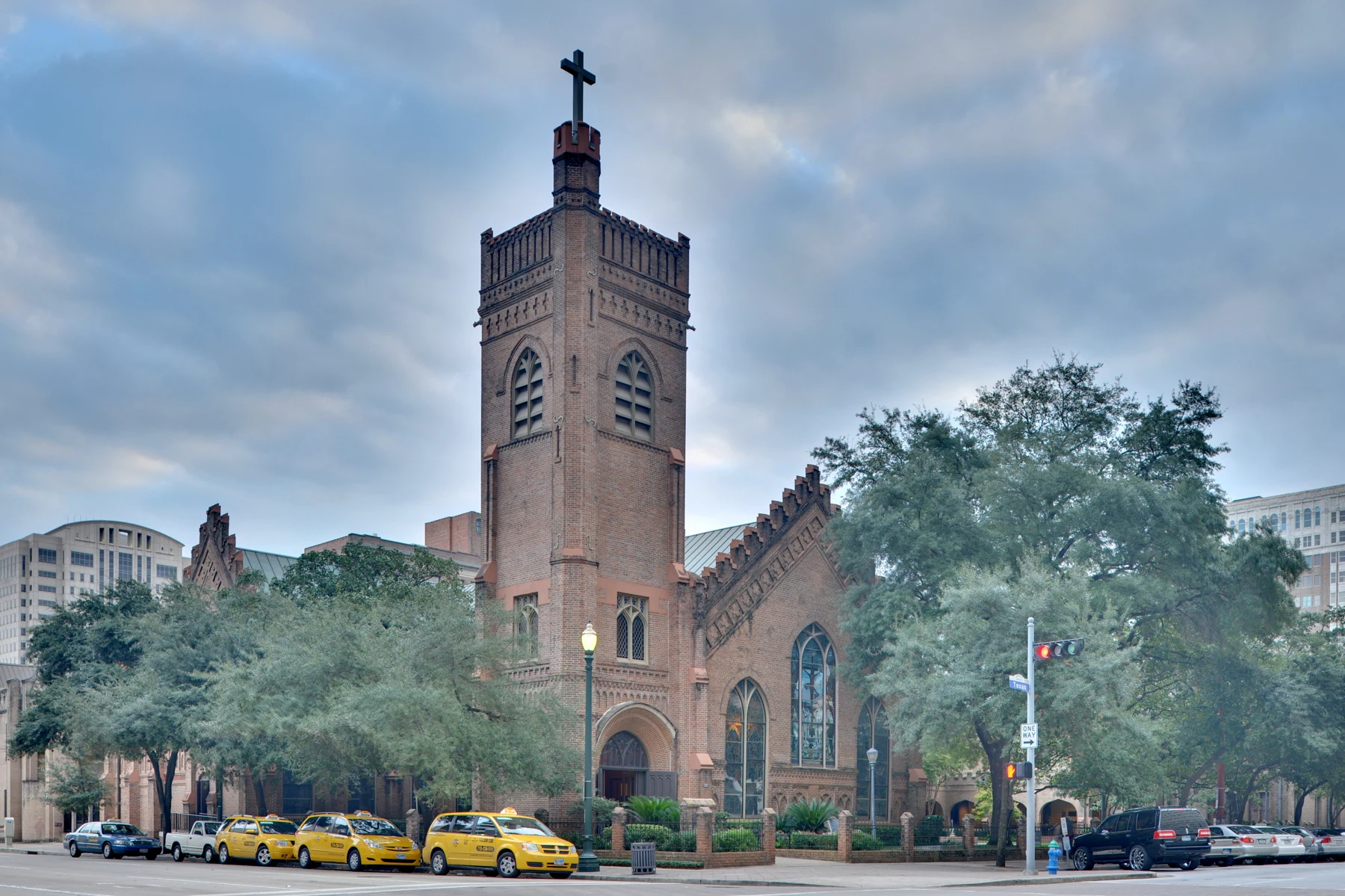 Christ Church, at 1117 Texas Ave., Houston (Texas, USA) is listed in the National Register of Historic Places, United States Department of the Interior.