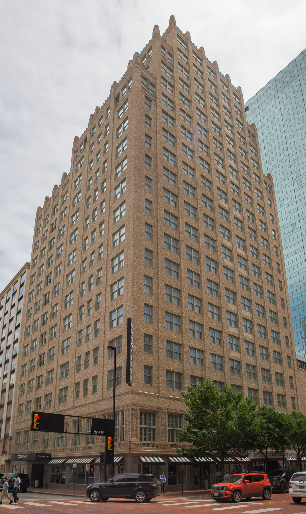 Blackstone Hotel is located in downtown Fort Worth, Texas.