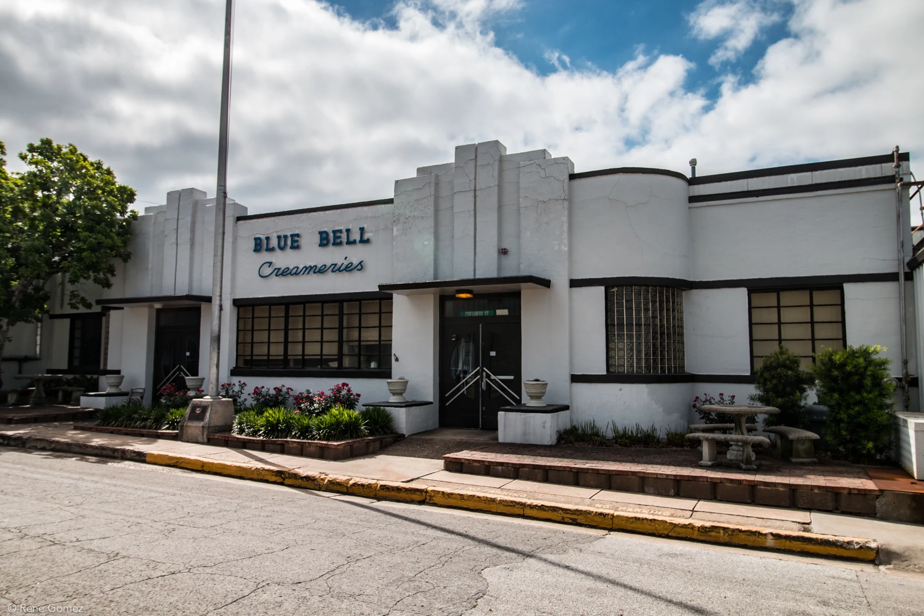 Blue Bell Ice Cream Complex in Brenham, Texas