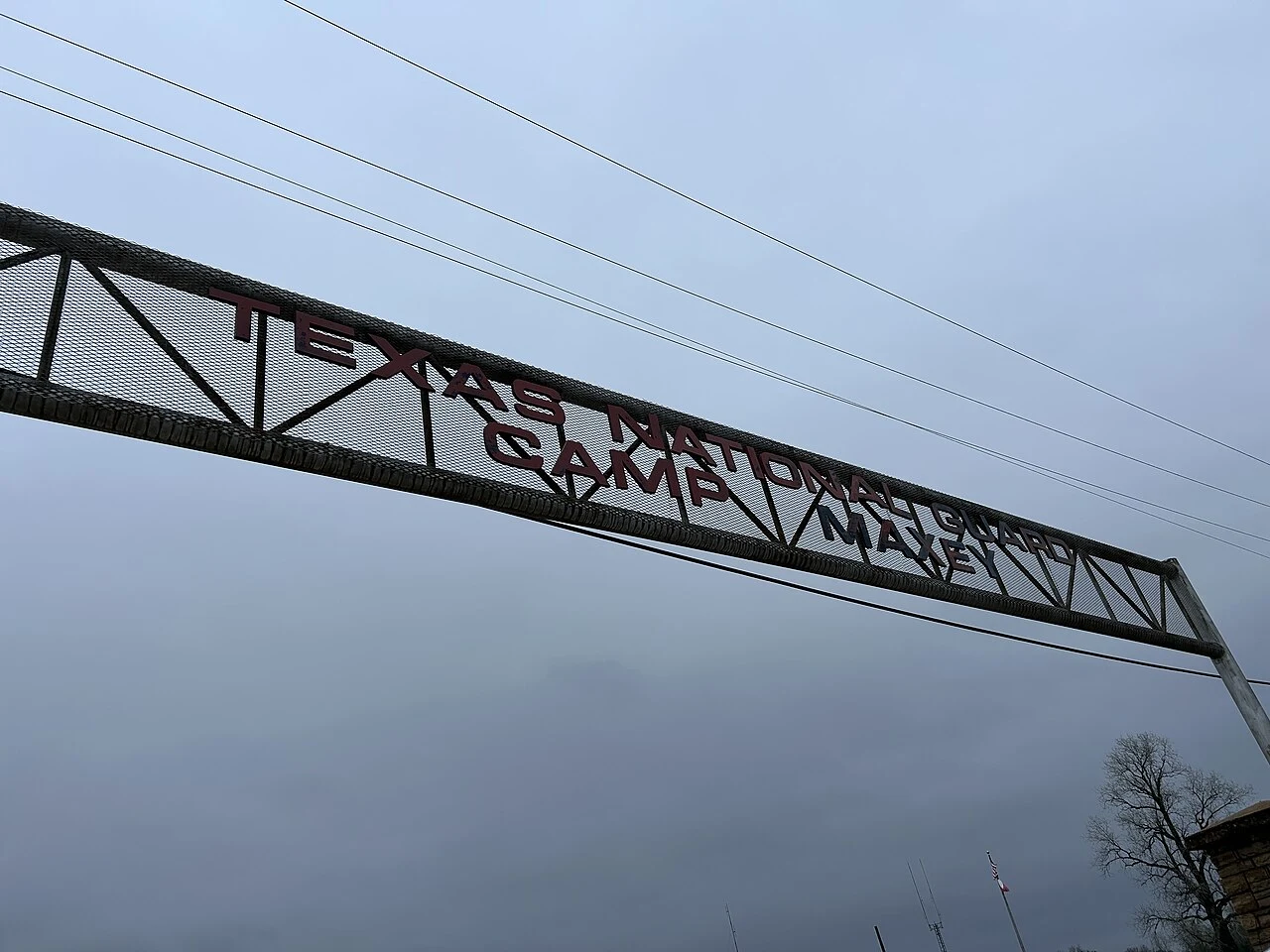 entrance to camp maxey
