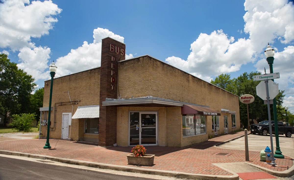 Bus Depot in Conroe, Texas