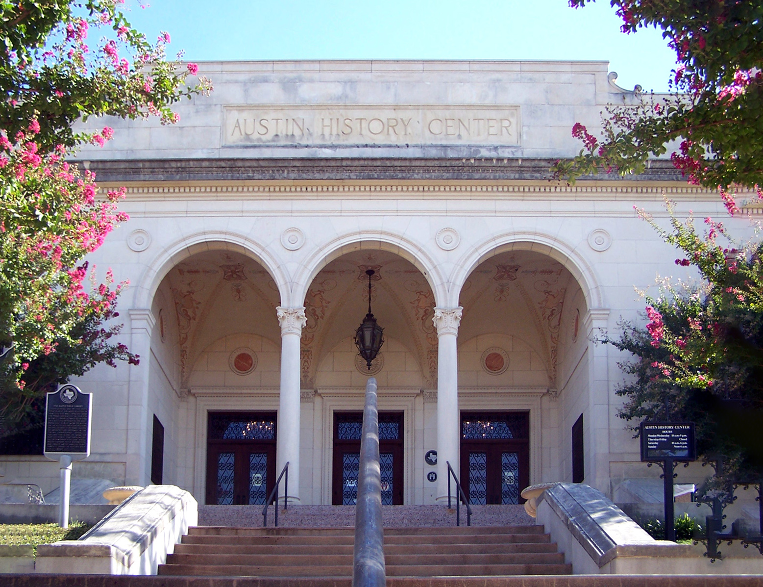 The Austin History Center , Austin, Texas, United States. The structure was listed on the National Register of Historic Places on May 6, 1993.