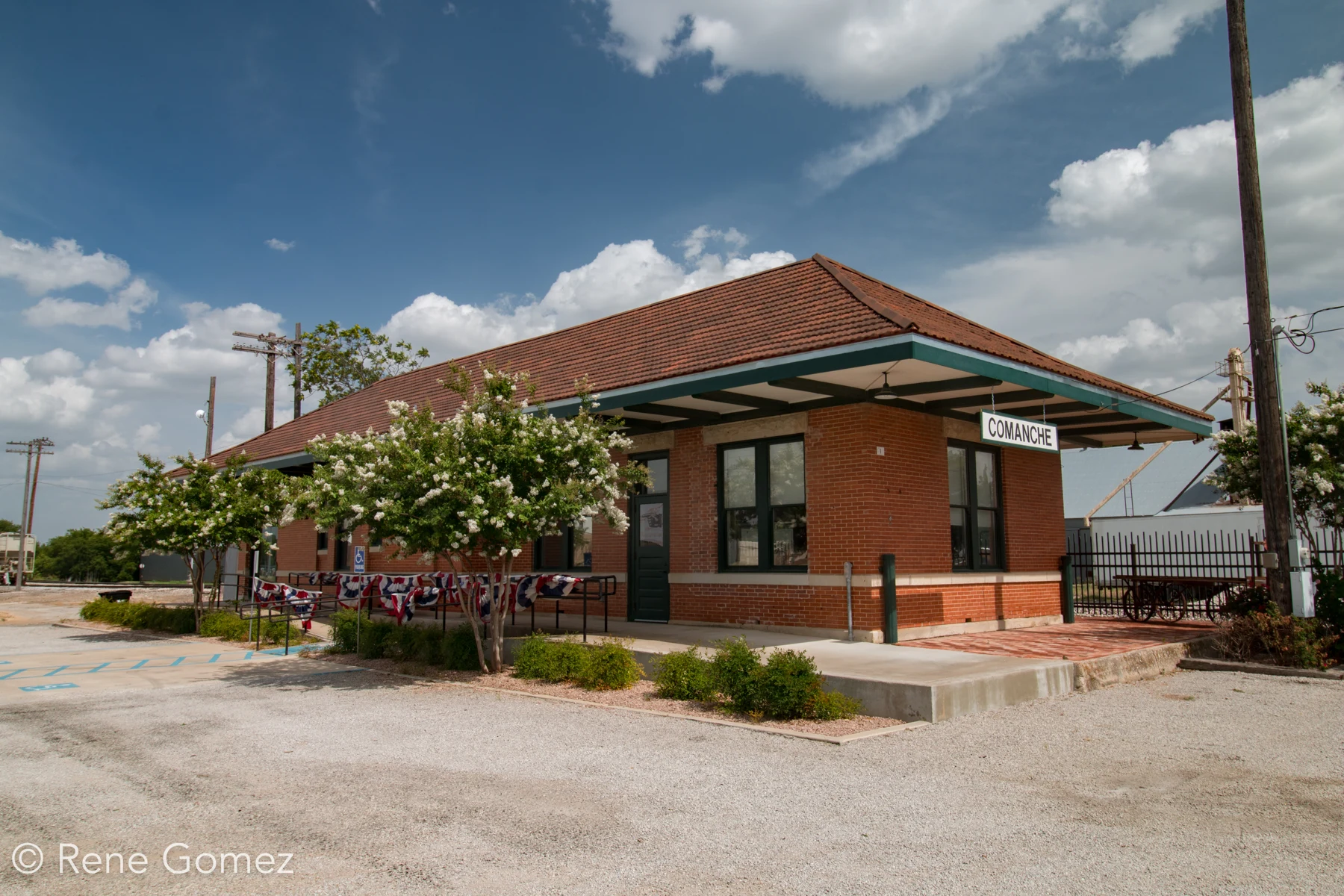 St. Louis and San Francisco Railway Depot (Frisco Depot) in Comanche, Texas