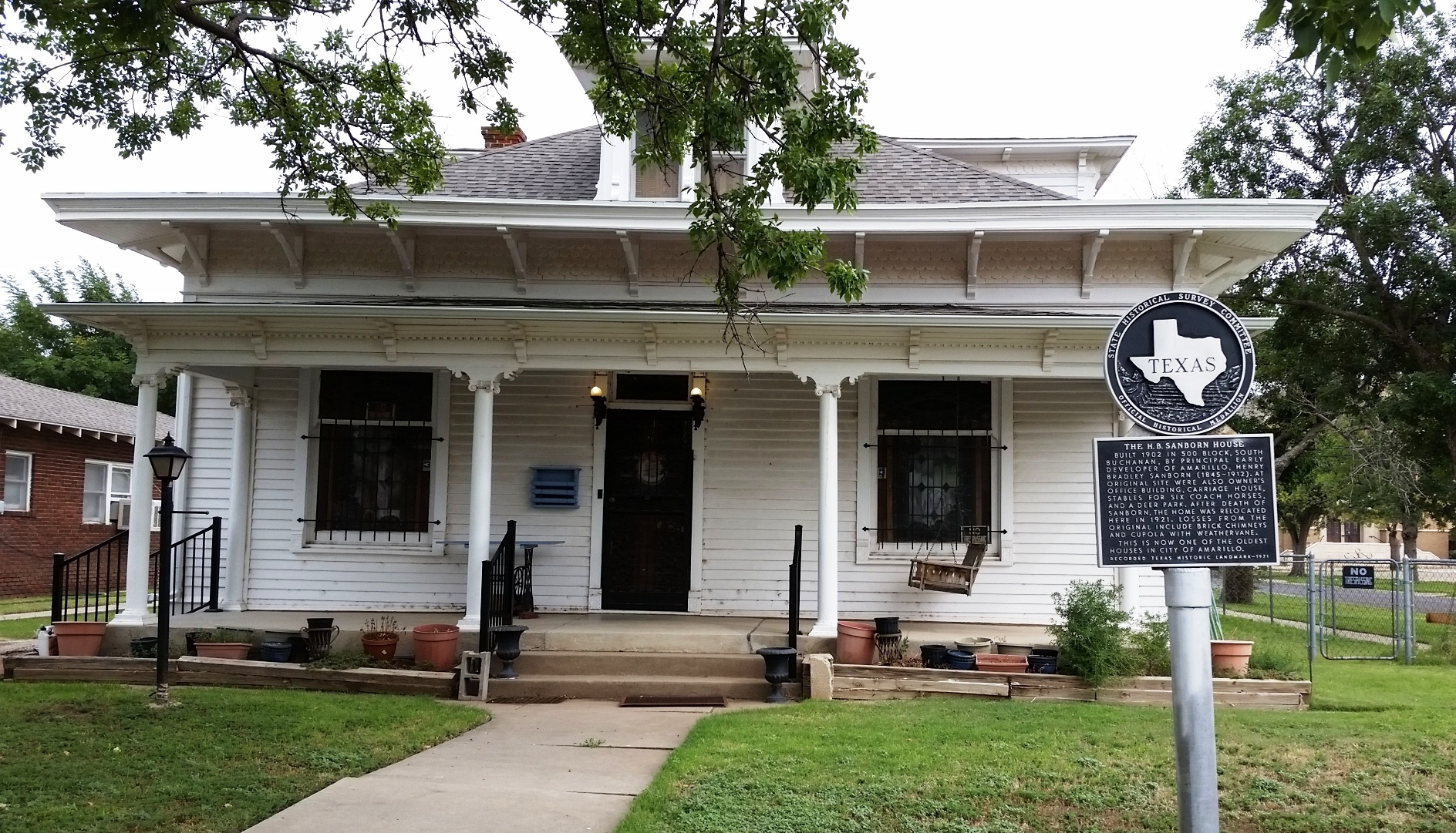 Henry B. and Ellen M. Sanborn House, 1311 S. Madison St. Amarillo