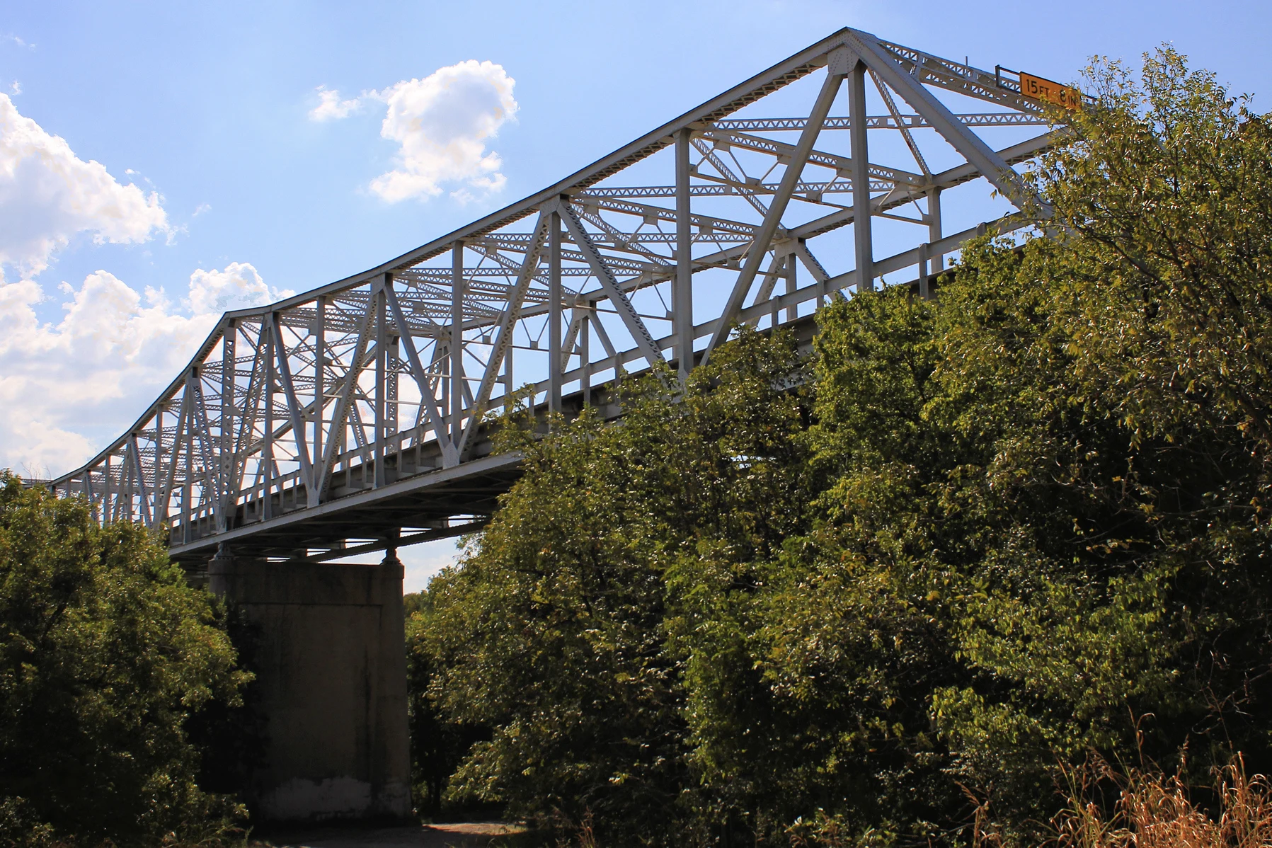 U.S. Route 190 Bridge at the Colorado River between San Saba and Lampasas Counties, Texas, United States was built in 1940. The bridge was listed on the National Register of Historic Places on October 10, 1996.