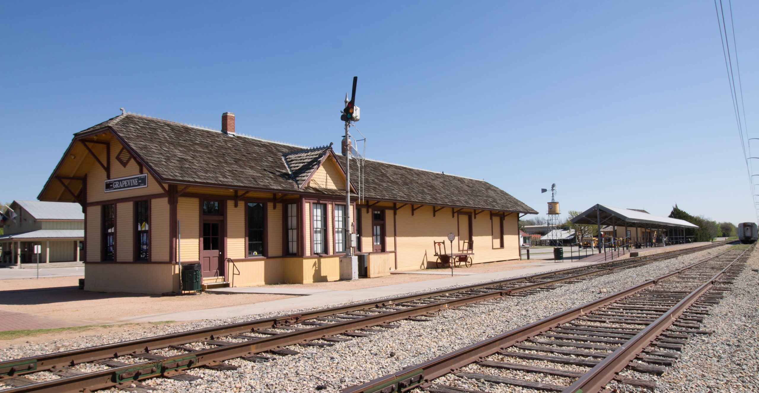 Cotton Belt Railroad Industrial Historic District in Grapevine, Texas