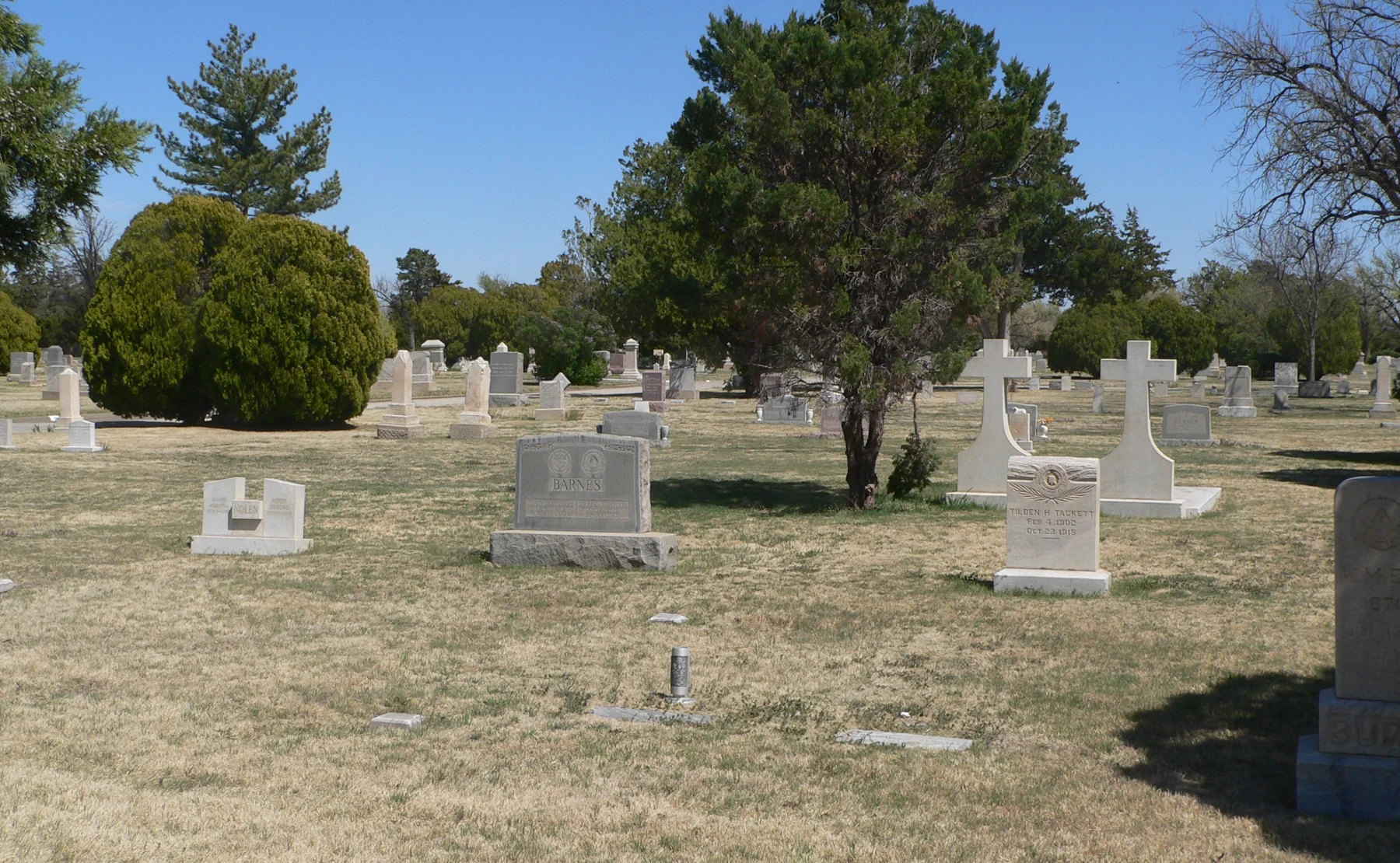 Llano Cemetery in Amarillo, Texas