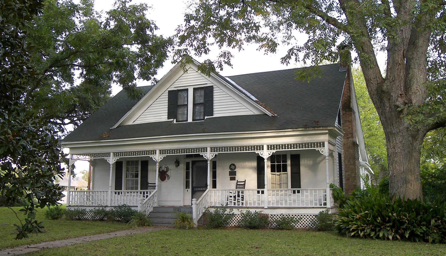 The Isaac Applewhite House located in Chappell Hill, Texas, United States. The house was designated a Recorded Texas Historic Landmark in 1968 and listed on the National Register of Historic Places on February 20, 1985.