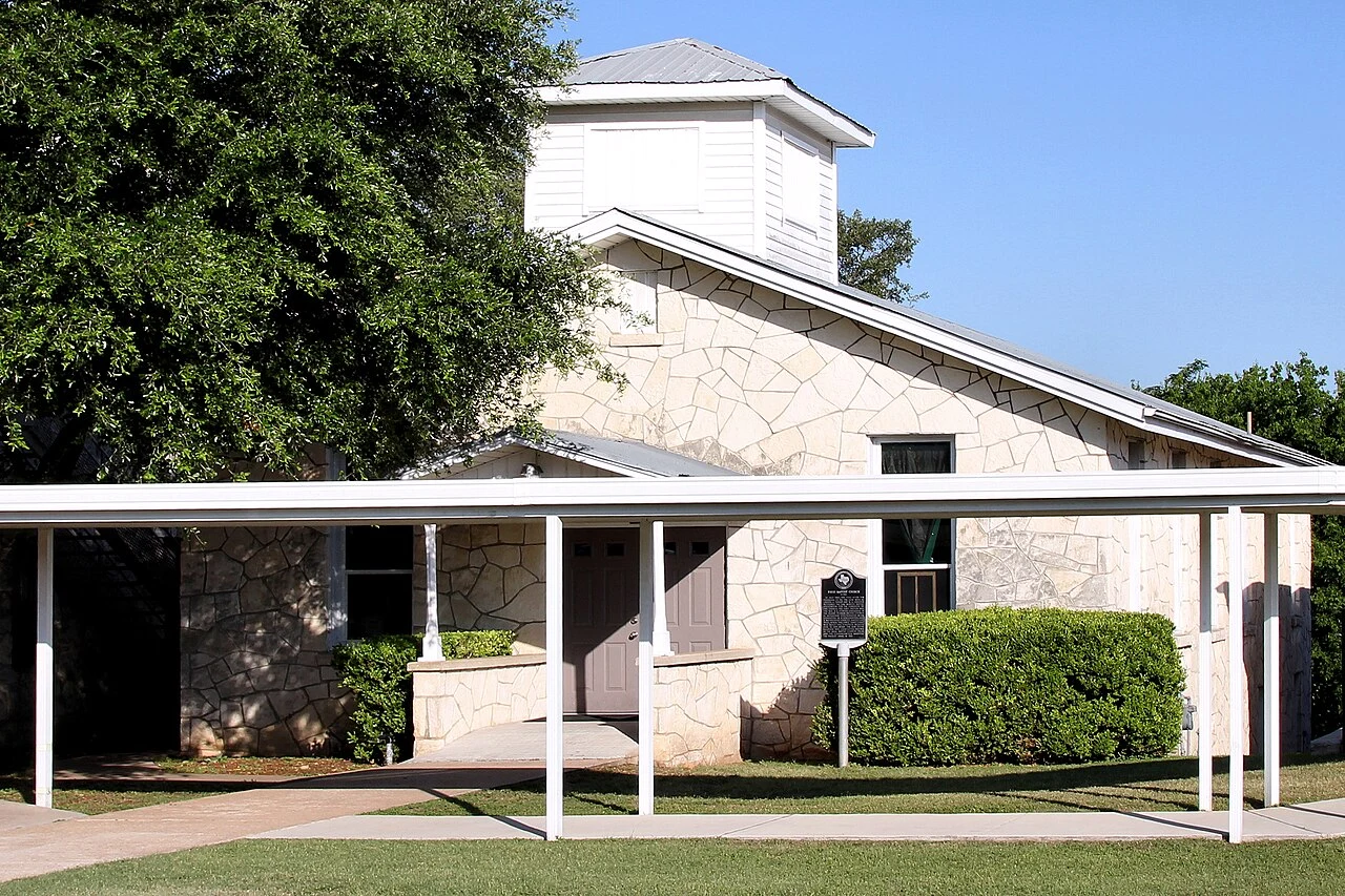 First Baptist Church of Buda, Texas, United States original building.