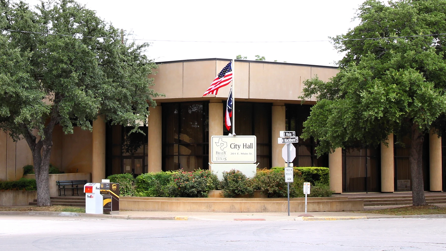 City Hall of Brady, Texas , United States.