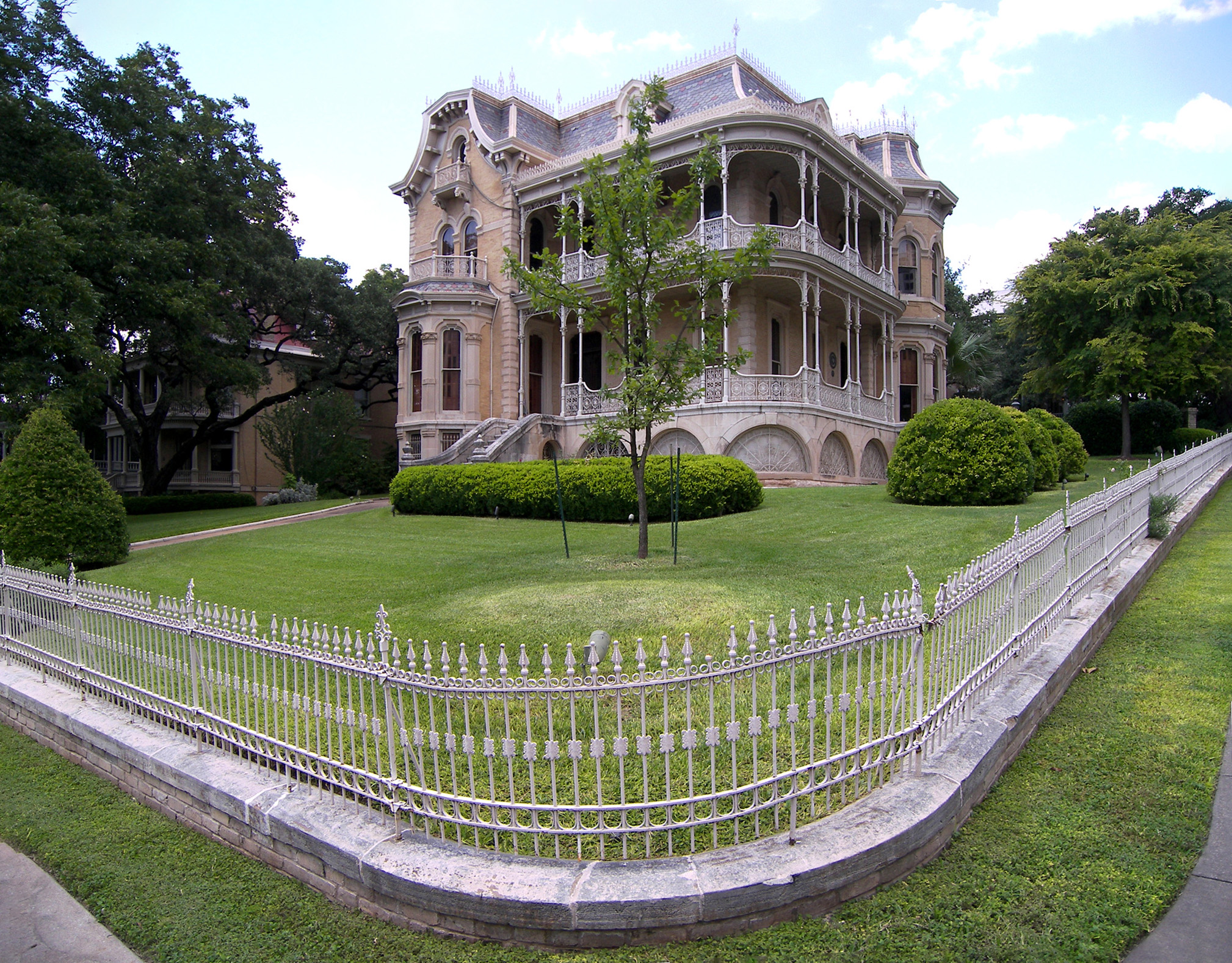The John Bremond Jr. House in downtown Austin, Texas, United States. The house was designated a Recorded Texas Historic Landmark in 1962. The Bremond Block Historic District was listed on the National Register of Historic Places on April 3, 1970.