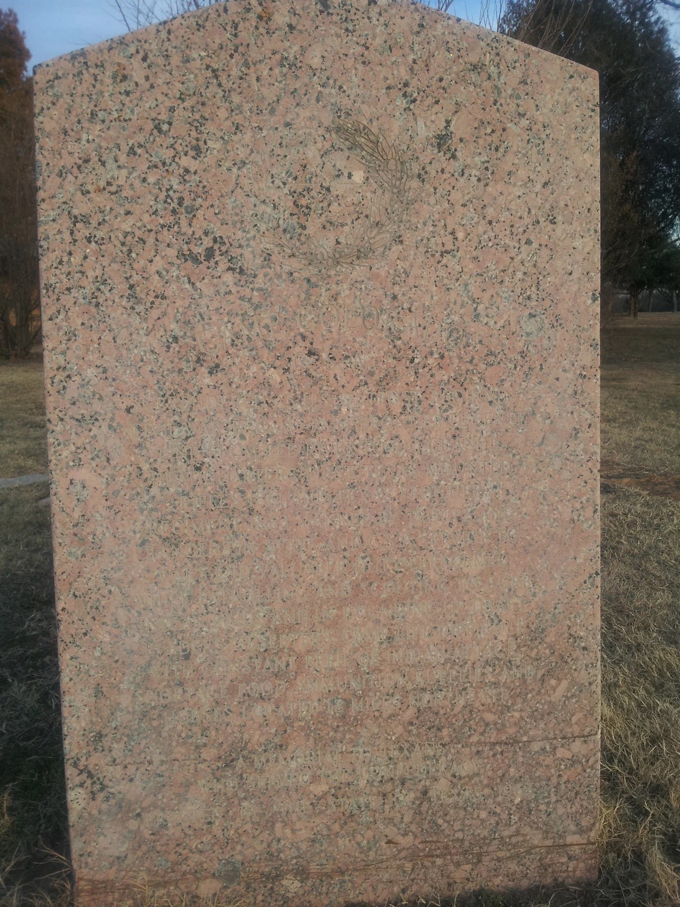 Camp Colorado CSA marker