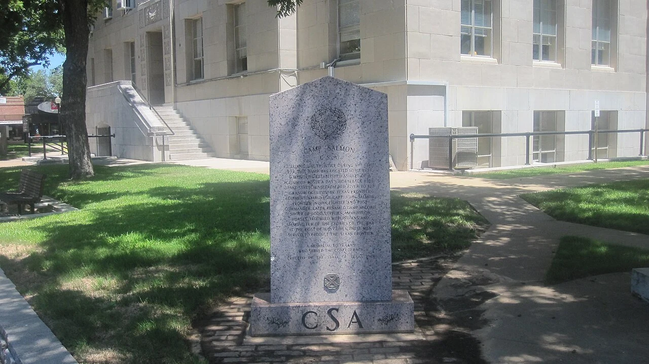 I took photo with Canon camera in Eastland, TX, on the courthouse grounds.