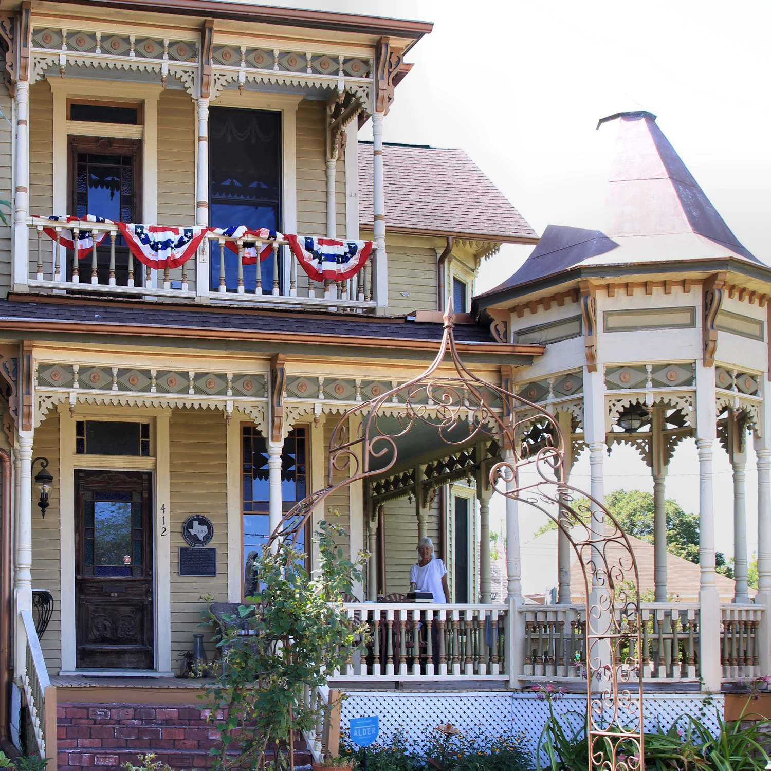 The Terrell House in Navasota, Texas, United States was built in 1897. It was designated a Recorded Texas Historic Landmark in 1981.