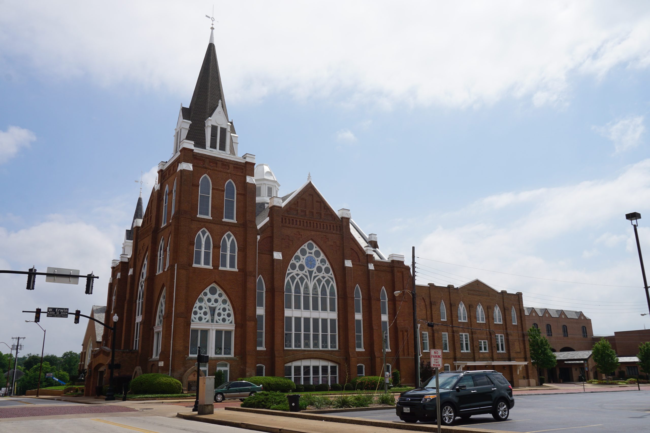 Marvin United Methodist Church in Tyler , Texas ( United States ).