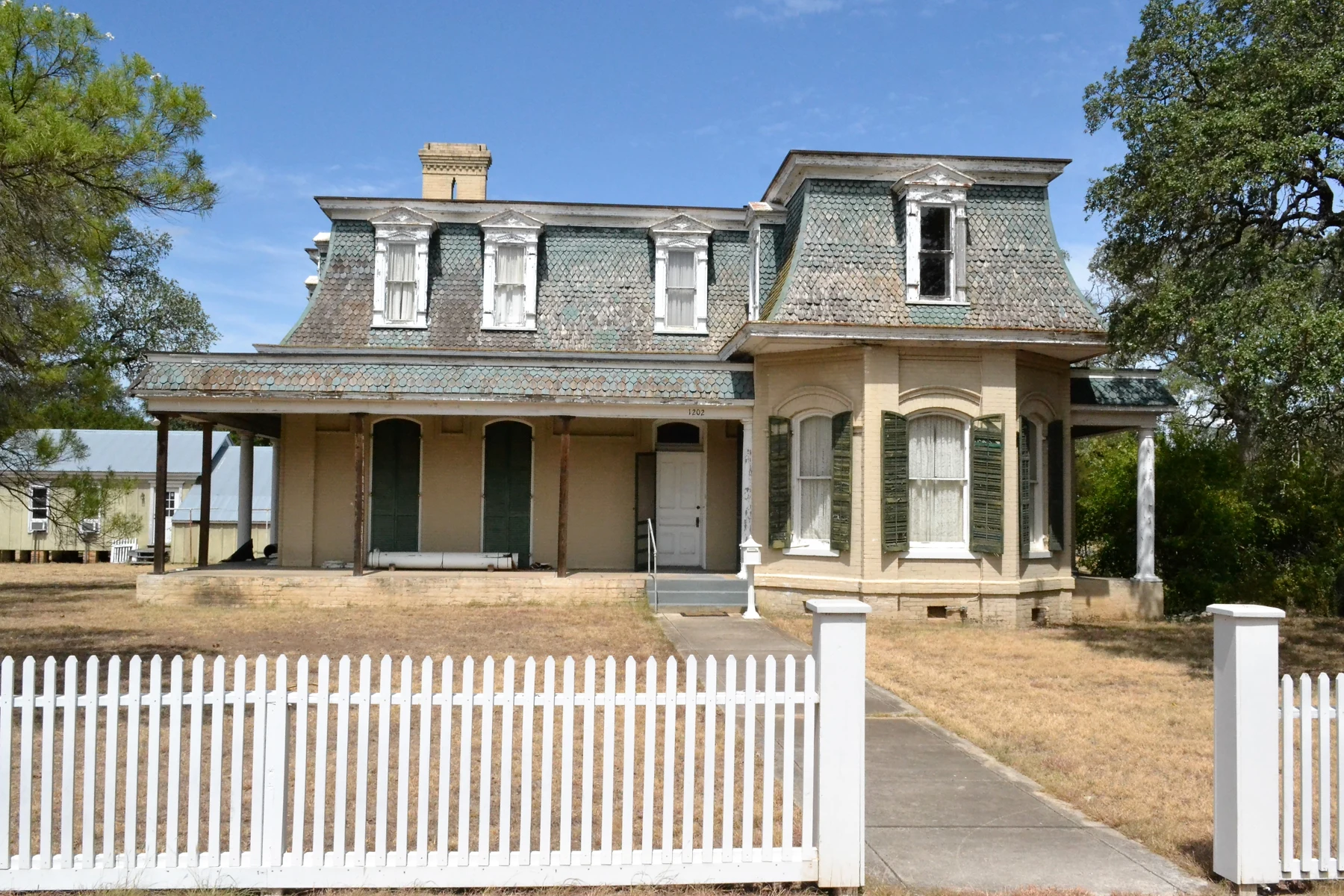 The William Beamer House in Belton, Texas. Listed on the National Register of Historic Places.