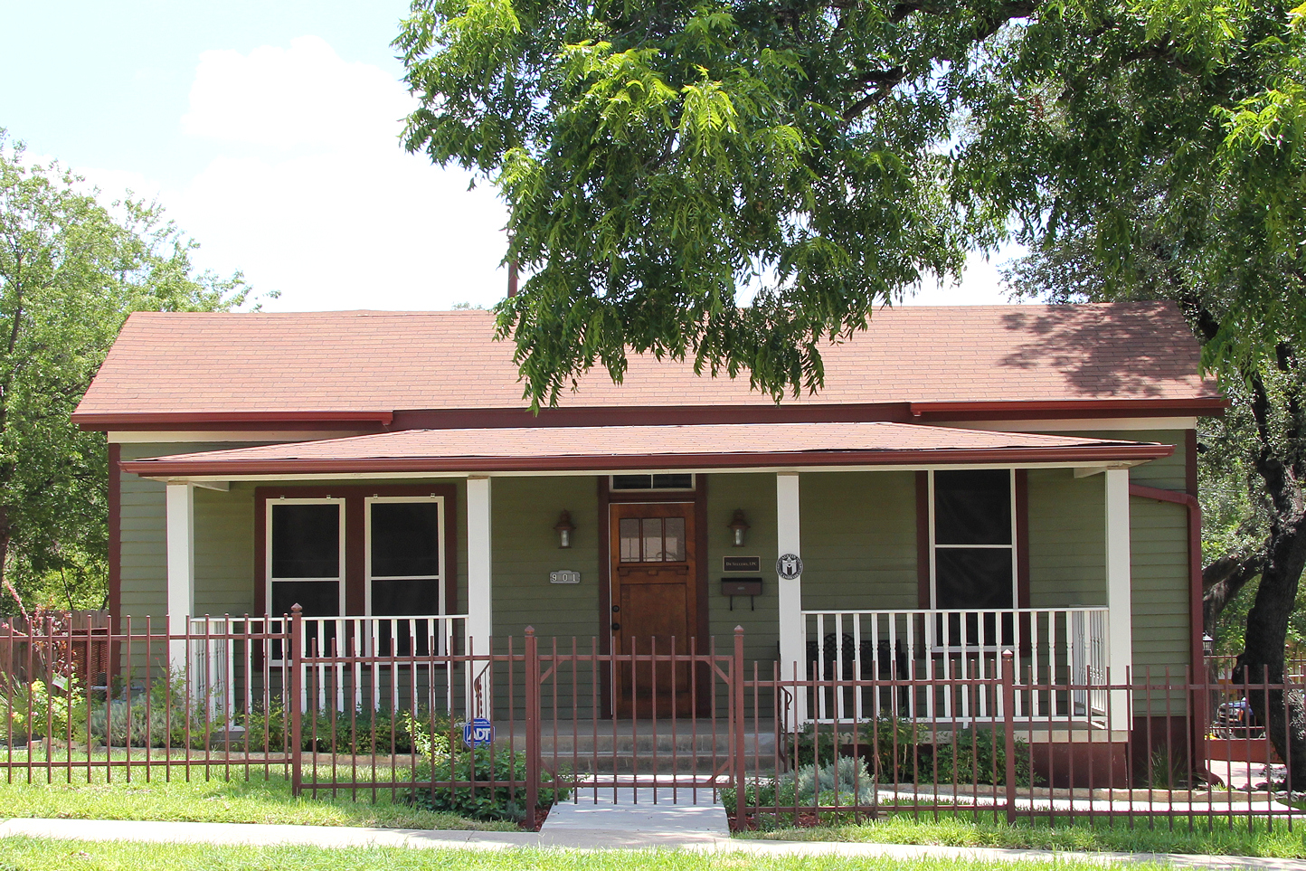 The Chapman House in Austin, Texas, United States. The house was listed on the National Register of Historic Places on September 9, 2010.
