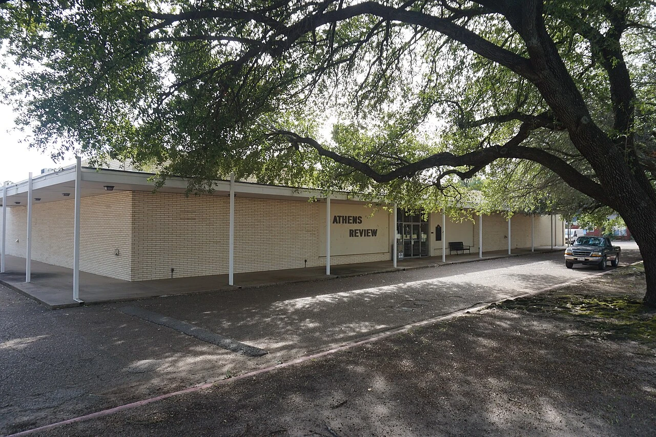 The Athens Review building in Athens , Texas ( United States ).