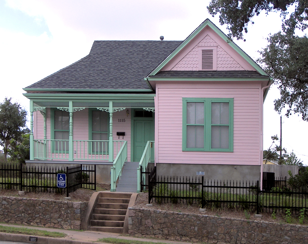 The Connelly-Yerwood House in Austin, Texas, United States. The house was listed on the National Register of Historic Places on April 18, 2003.