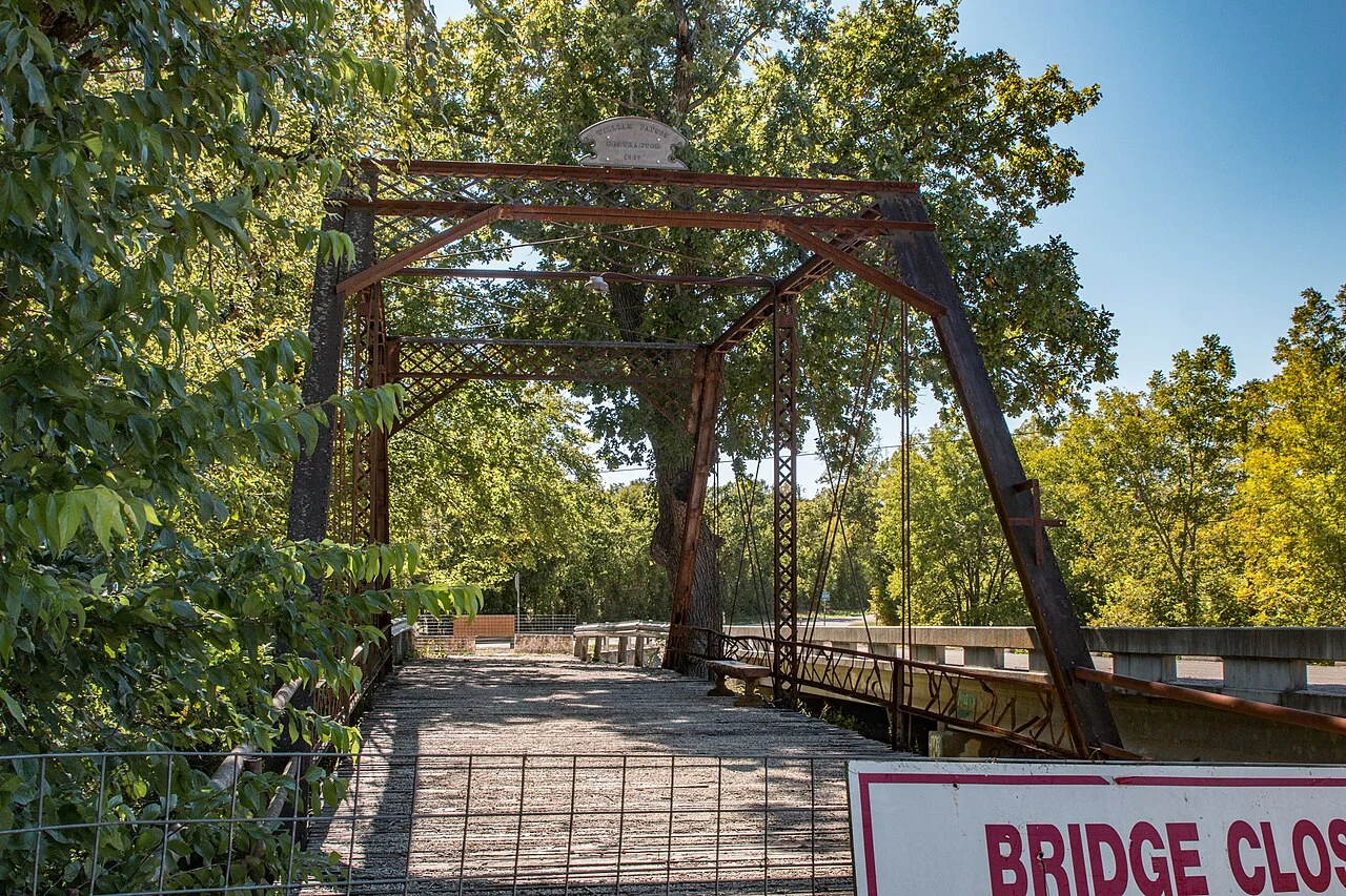 Joppa Iron Truss Bridge in Burnet County, Texas