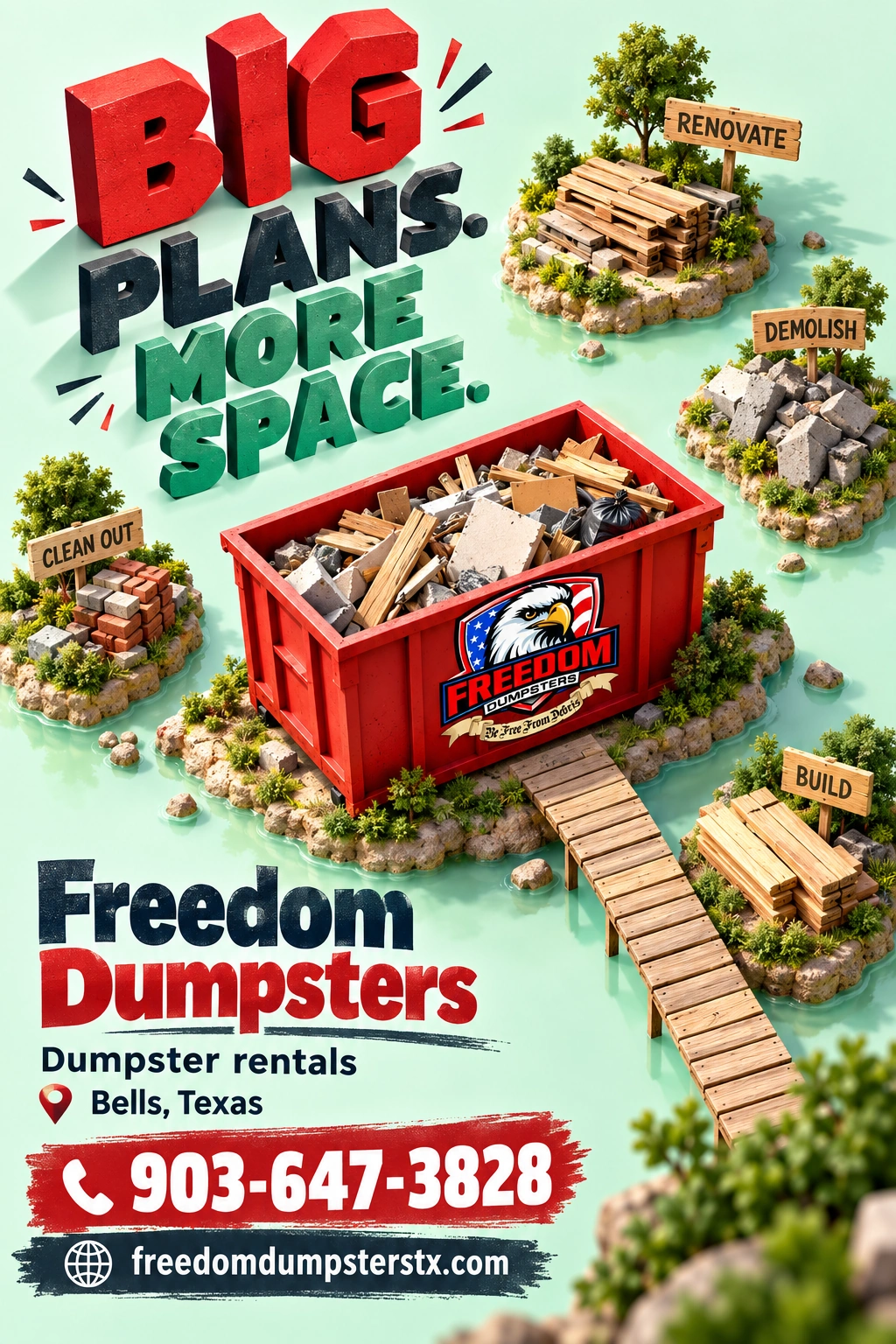 2 Portrait Freedom Dumpsters (2)
