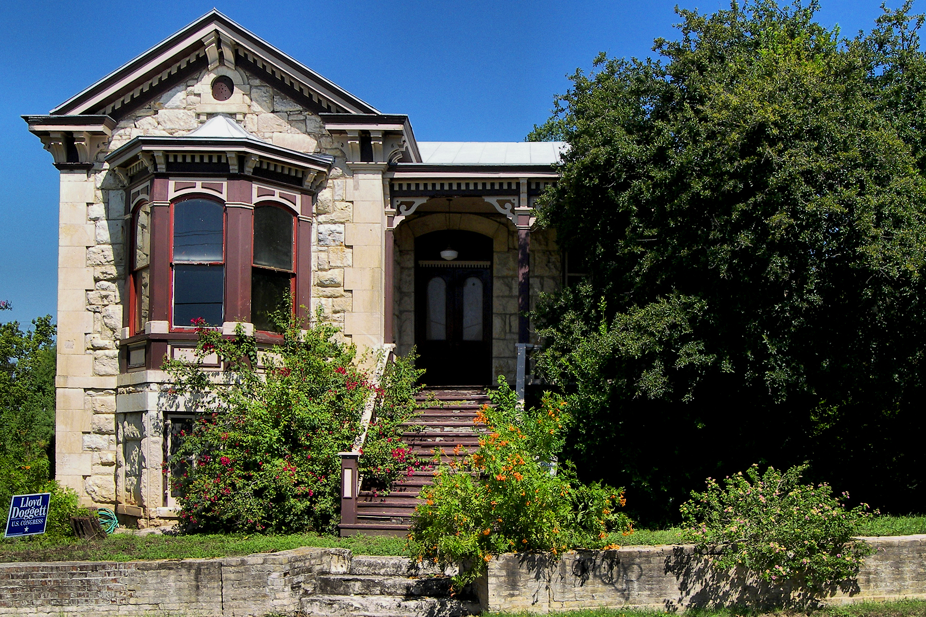 The Emil Elmendorf House in San Antonio, Texas, United States. The building was listed on the National Register of Historic Places on May 19, 1980 and designated a Recorded Texas Historic Landmark in 1982.