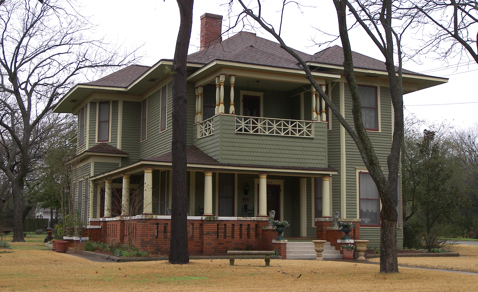 The Joiner-Long House in Cleburne, Texas, United States. The building was listed on the National Register of Historic Places on June 23, 2003.