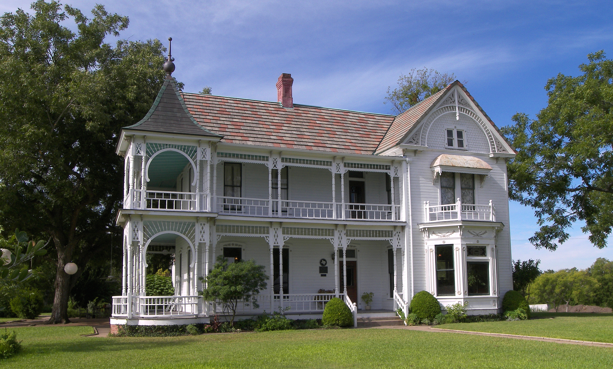 The William Braxton Barr House located in Travis County, Texas, United States, near Austin. The house was built about 1898. The house was designated a Recorded Texas Historic Landmark in 1983 and listed on the National Register of Historic Places on January 10, 1983.