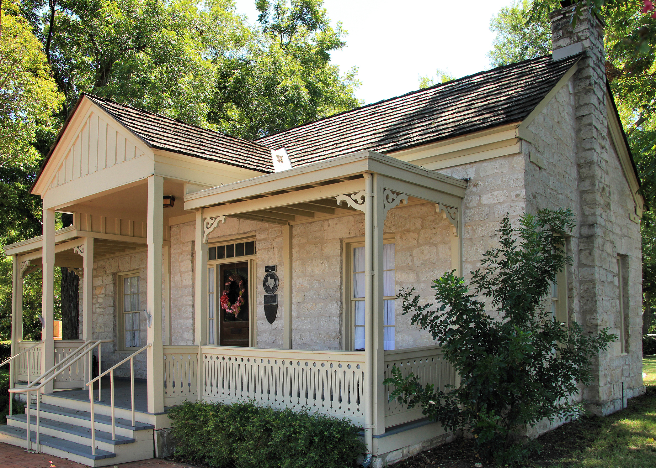 The Charles S. Cock House in San Marcos, Texas, United States was built in 1867. The house was designated a Recorded Texas Historic Landmark in 1968 and listed on the National Register of Historic Places on April 2, 1973.