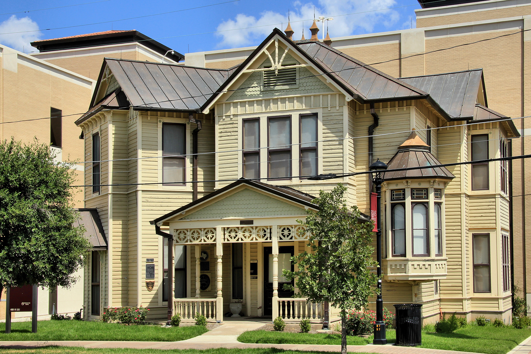 The Hutchison House in San Marcos, Texas, United States was built in 1896. The house was designated a Recorded Texas Historic Landmark in 1968 and listed on the National Register of Historic Places on August 26, 1983.