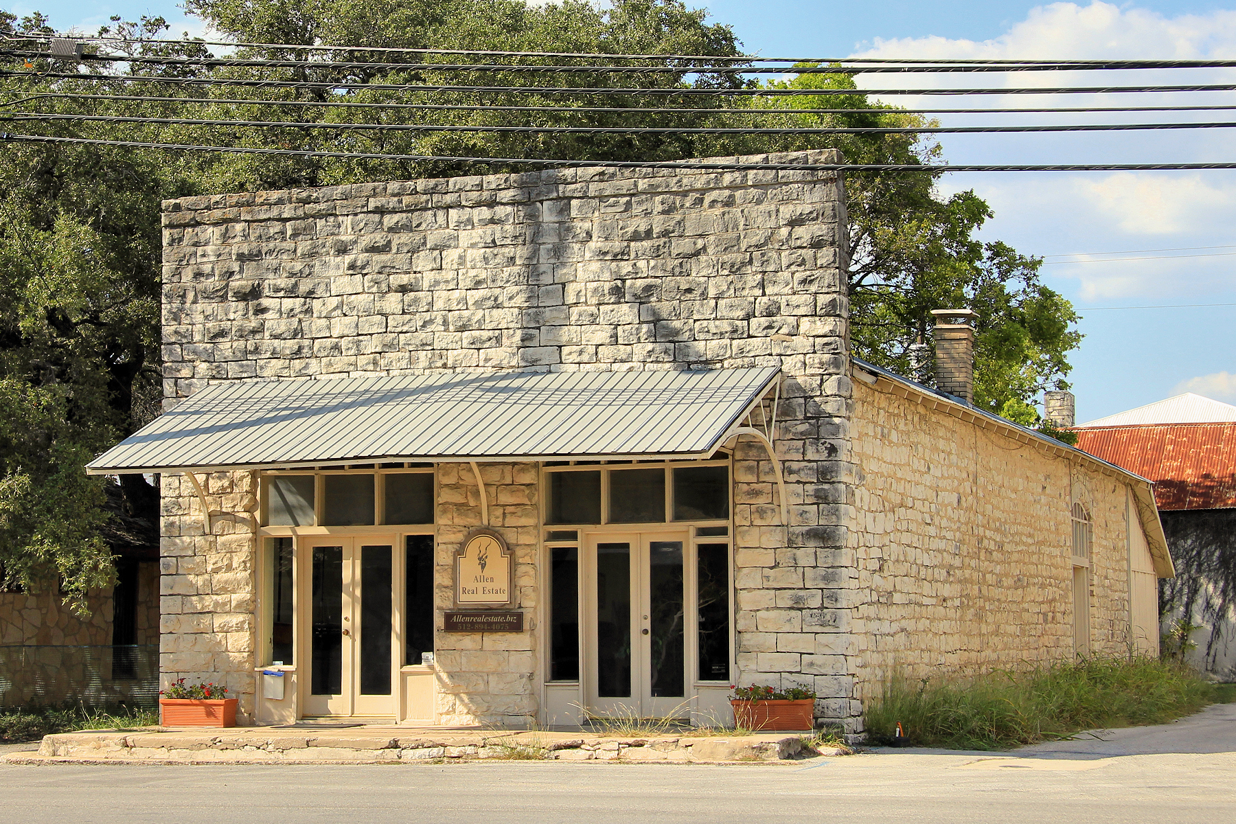 The J.L. Patterson Building in Dripping Springs, Texas, United States. The building was listed on the National Register of Historic Places on July 17, 2013 as a contributing property to the Dripping Springs Downtown Historic District .
