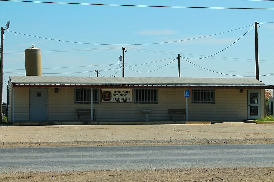 Mentone TX Post Office — Loving County, Texas