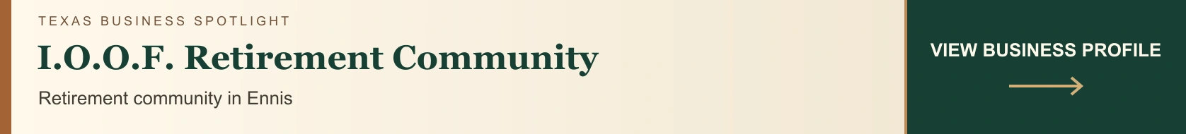 I.O.O.F. Retirement Community — Banner