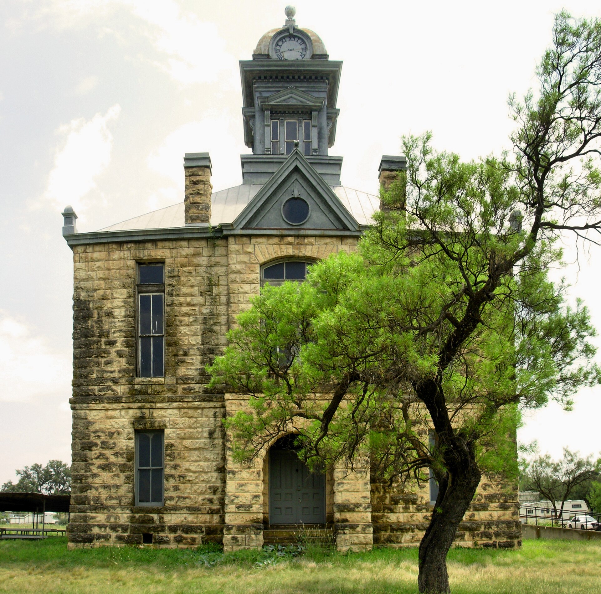 Old Irion County Courthouse in Sherwood, Texas