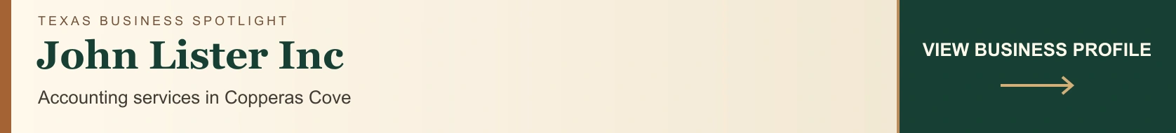 John Lister Inc — Banner