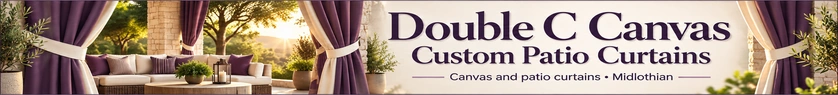 Double C Canvas Custom Patio Curtains — Banner