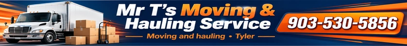 Mr T's Moving & Hauling Service — Banner