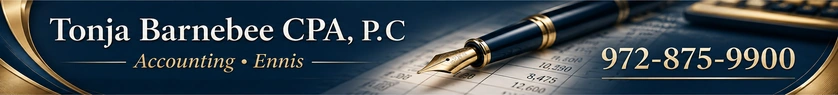 Tonja Barnebee CPA, P.C — Banner
